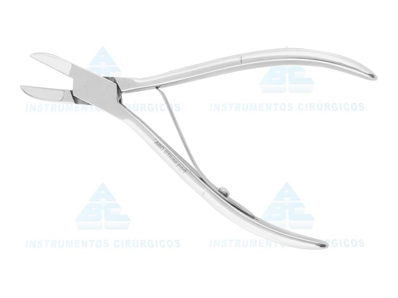 ALICATE CORTE LATERAL EM AO INOX P/ OSSO 14 CM