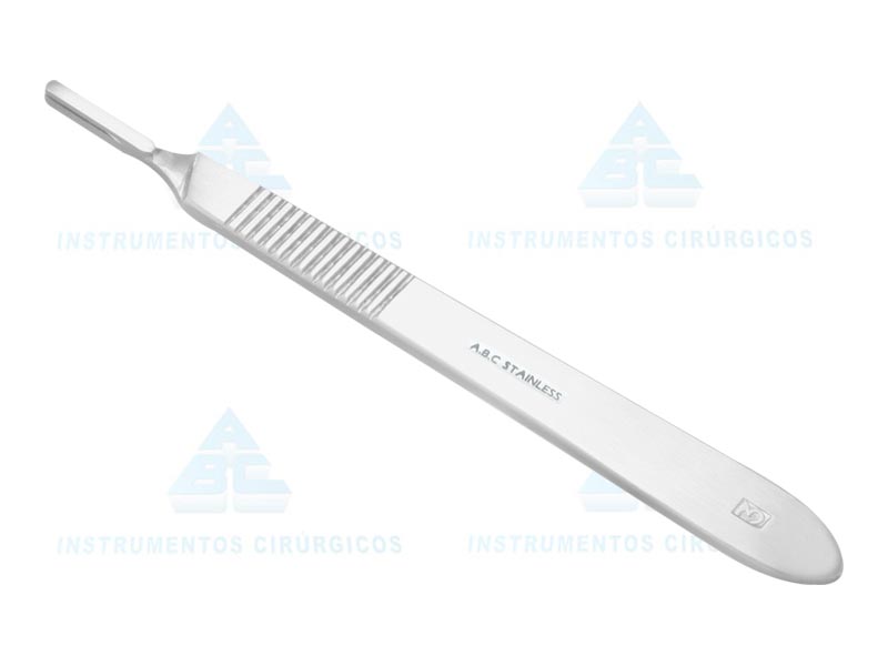 CABO P/ BISTURI N 3 INOX 13 cm P/ LAMINAS N 10 A 17