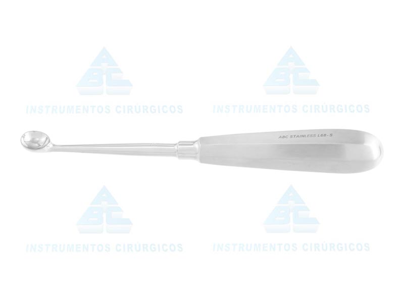 CURETA BRUNS N 5 P/ CIRURGIA OSSEA 17 cm