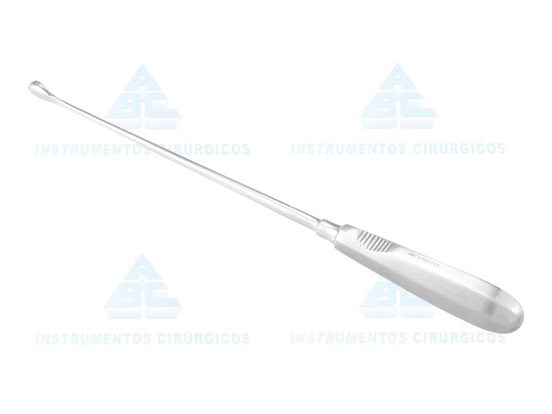 CURETA RECAMIER N 2 GINECOLOGICA 31 cm CORTANTE