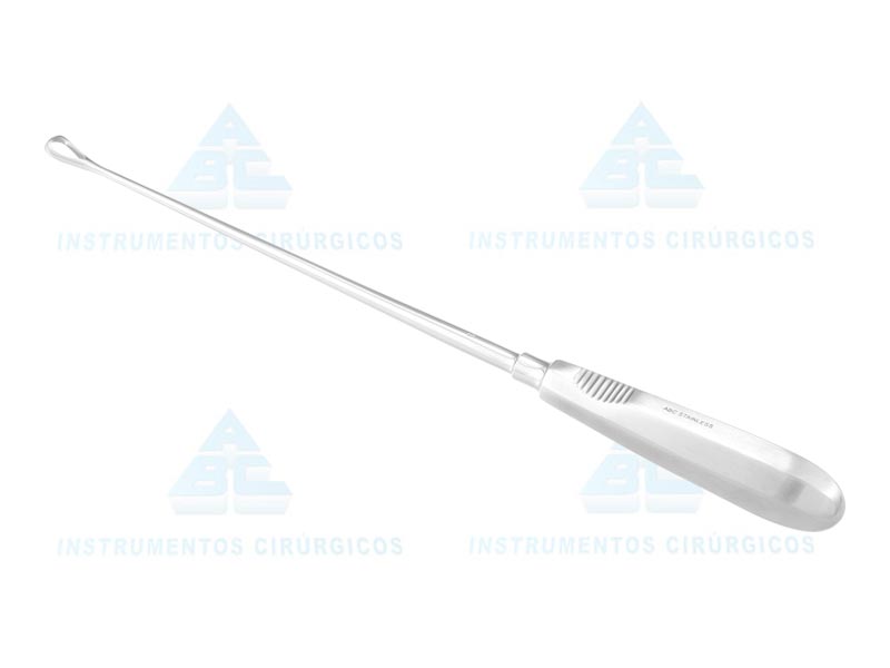 CURETA RECAMIER N 3 GINECOLOGICA 31 cm CORTANTE