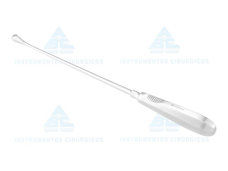 CURETA RECAMIER N 4 GINECOLOGICA 31 cm CORTANTE