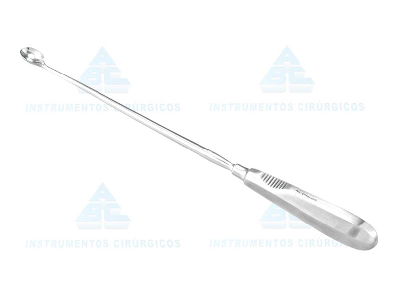 CURETA SCHROEDER N 6 GINECOLOGICA 30 cm CORTANTE