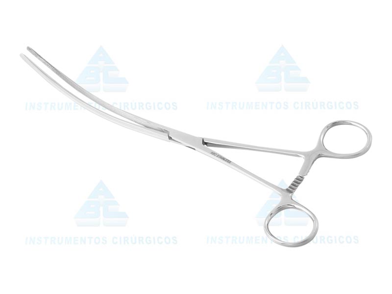 PINCA KOCHER INTESTINAL CURVA 25CM