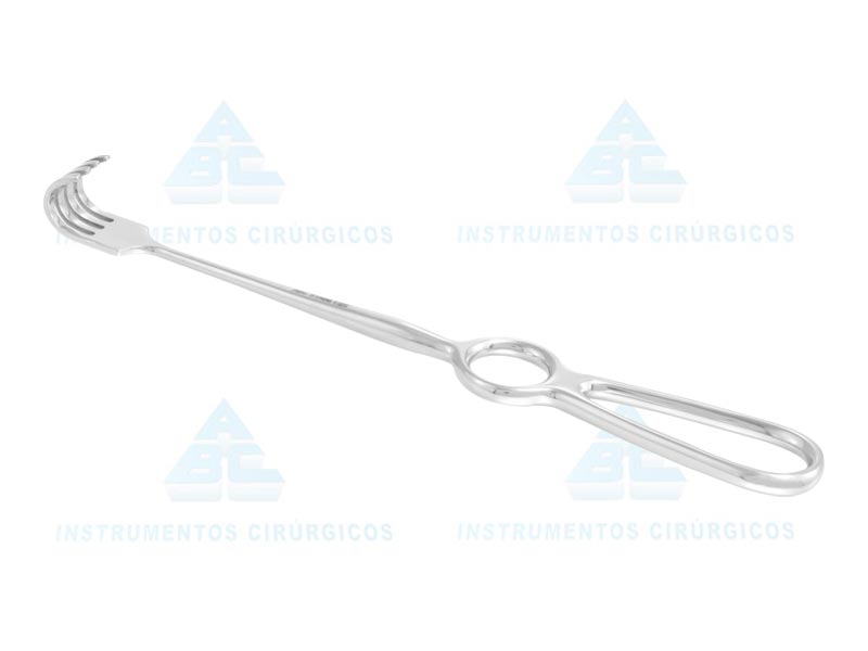 AFASTADOR KOCHER COM 4 DENTES ROMBO 22 cm P/ USO GERAL
