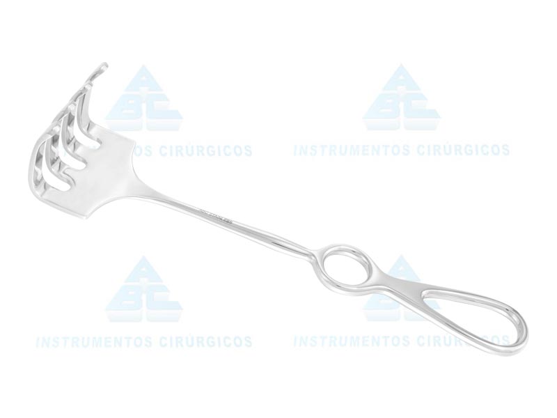 AFASTADOR OLLIER COM 4 DENTES 22,5 cm P/ USO GERAL