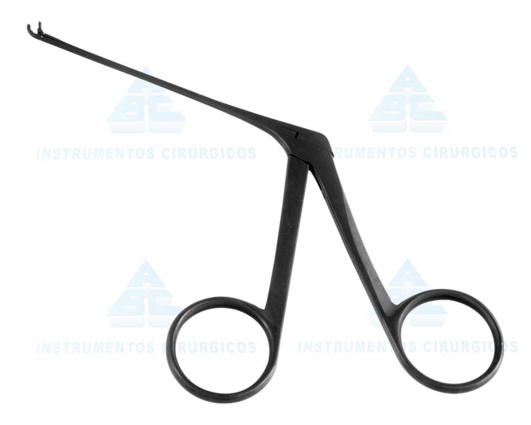 PINCA PARA BIOPSIA MICRO 8CM CURVA P/CIMA ( AURICULAR )