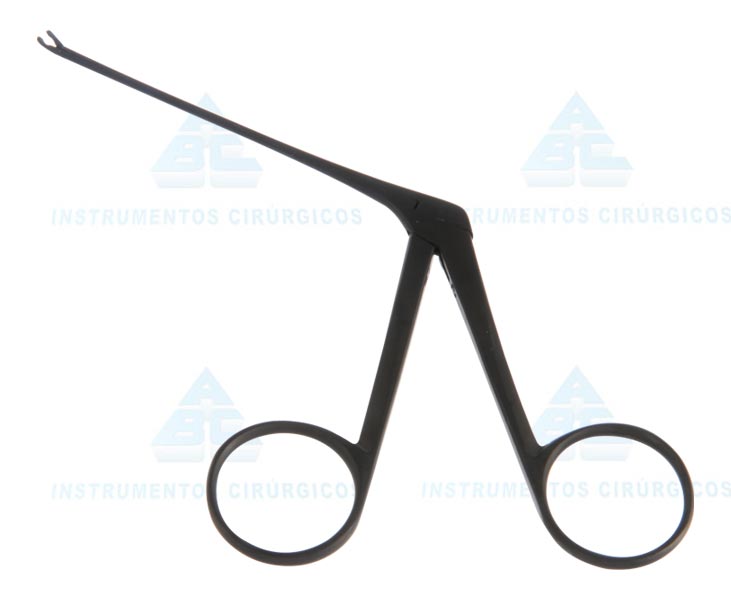 PINCA PARA BIOPSIA MICRO 8CM CURVA/ESQUERDA ( AURICULAR )